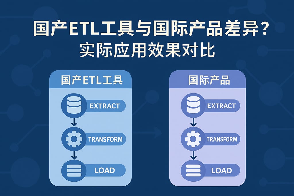 国产ETL工具与国际产品差异？实际应用效果对比