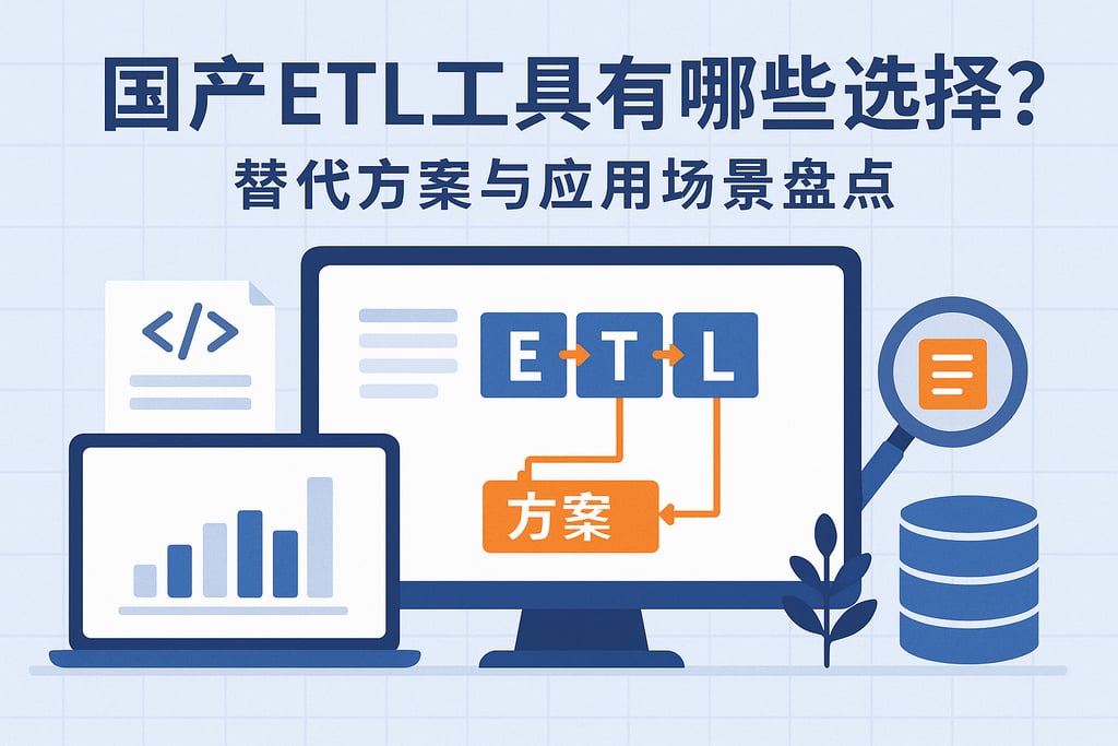 国产ETL工具有哪些选择？替代方案与应用场景盘点