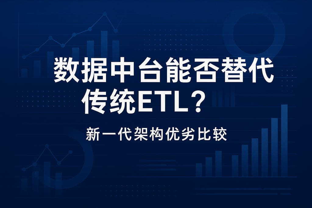 数据中台能否替代传统ETL？新一代架构优劣比较