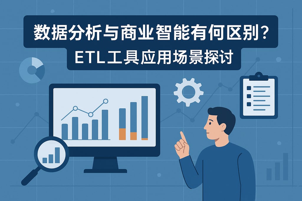 数据分析与商业智能有何区别？ETL工具应用场景探讨