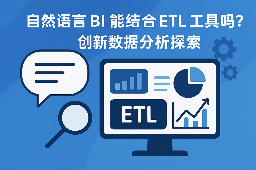 自然语言BI能结合ETL工具吗？创新数据分析探索