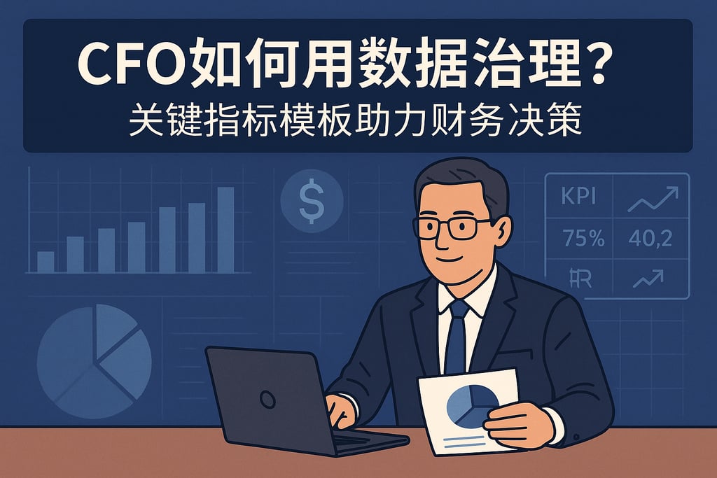 CFO如何用数据治理？关键指标模板助力财务决策