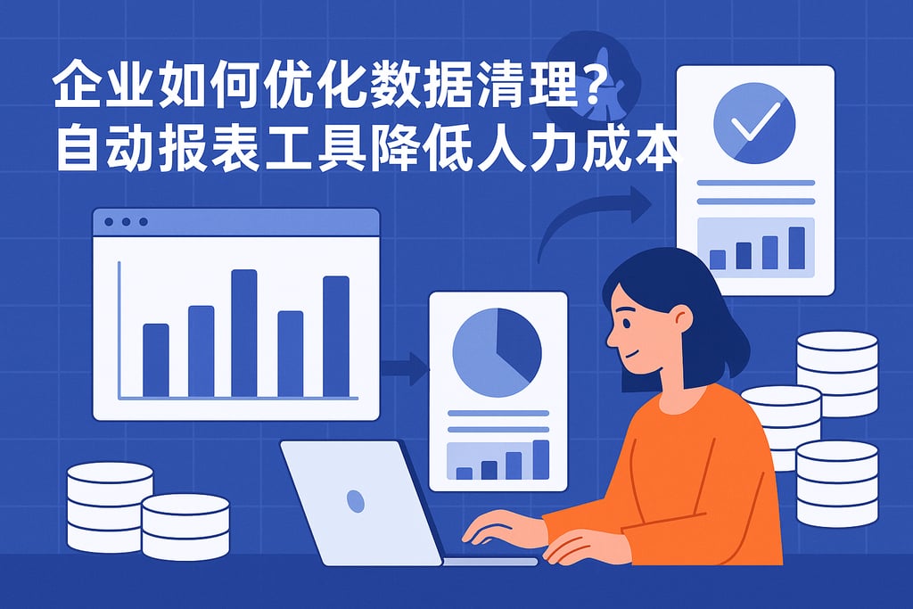 企业如何优化数据清理？自动报表工具降低人力成本
