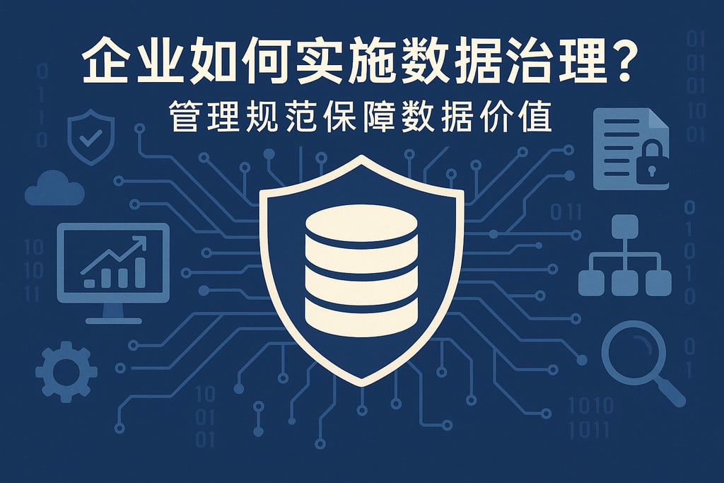 企业如何实施数据治理？管理规范保障数据价值
