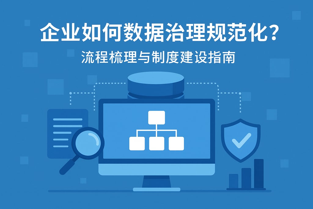 企业如何数据治理规范化？流程梳理与制度建设指南