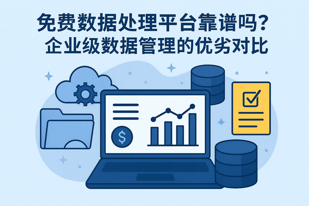 免费数据处理平台靠谱吗？企业级数据管理的优劣对比