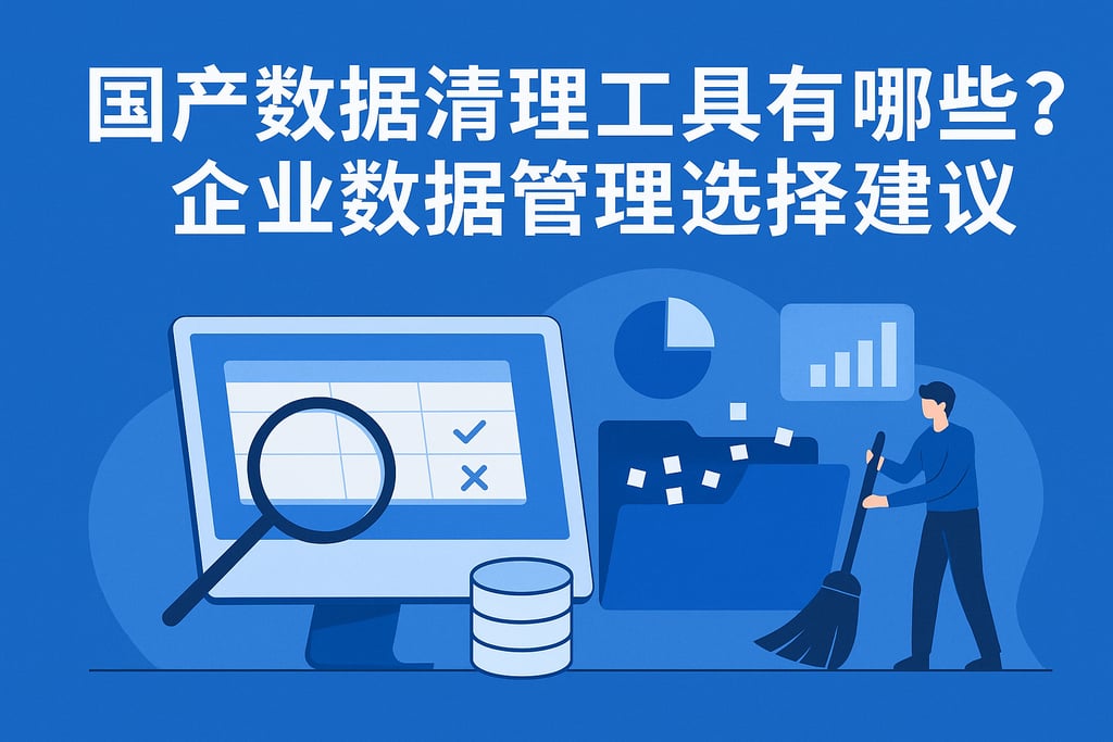 国产数据清理工具有哪些？企业数据管理选择建议