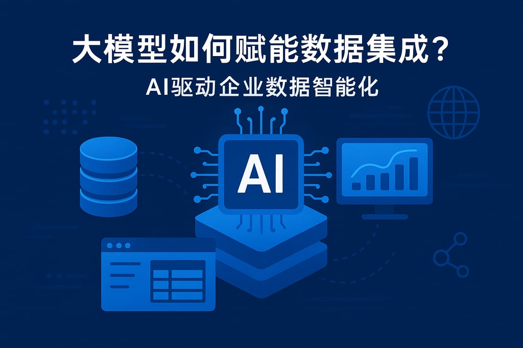 大模型如何赋能数据集成？AI驱动企业数据智能化
