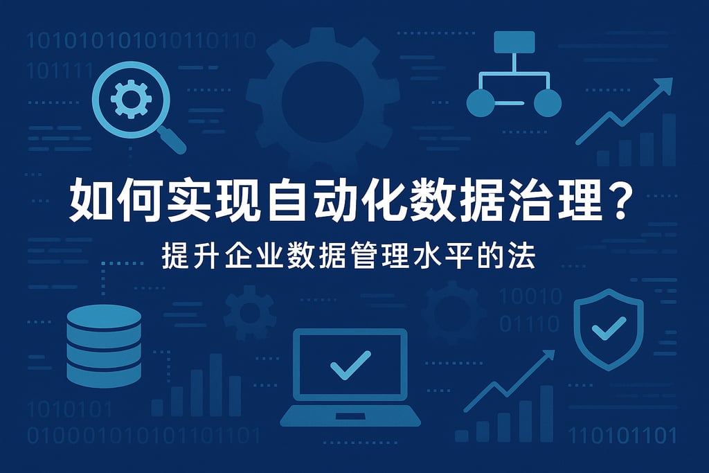 如何实现自动化数据治理？提升企业数据管理水平的方法