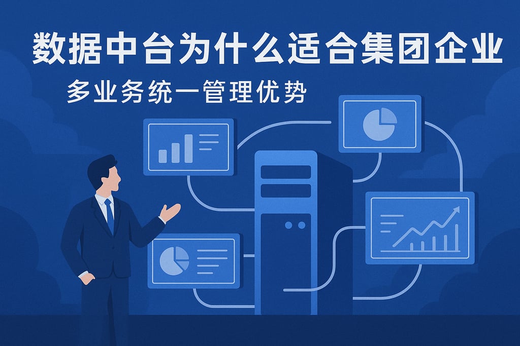 数据中台为什么适合集团企业？多业务统一管理优势