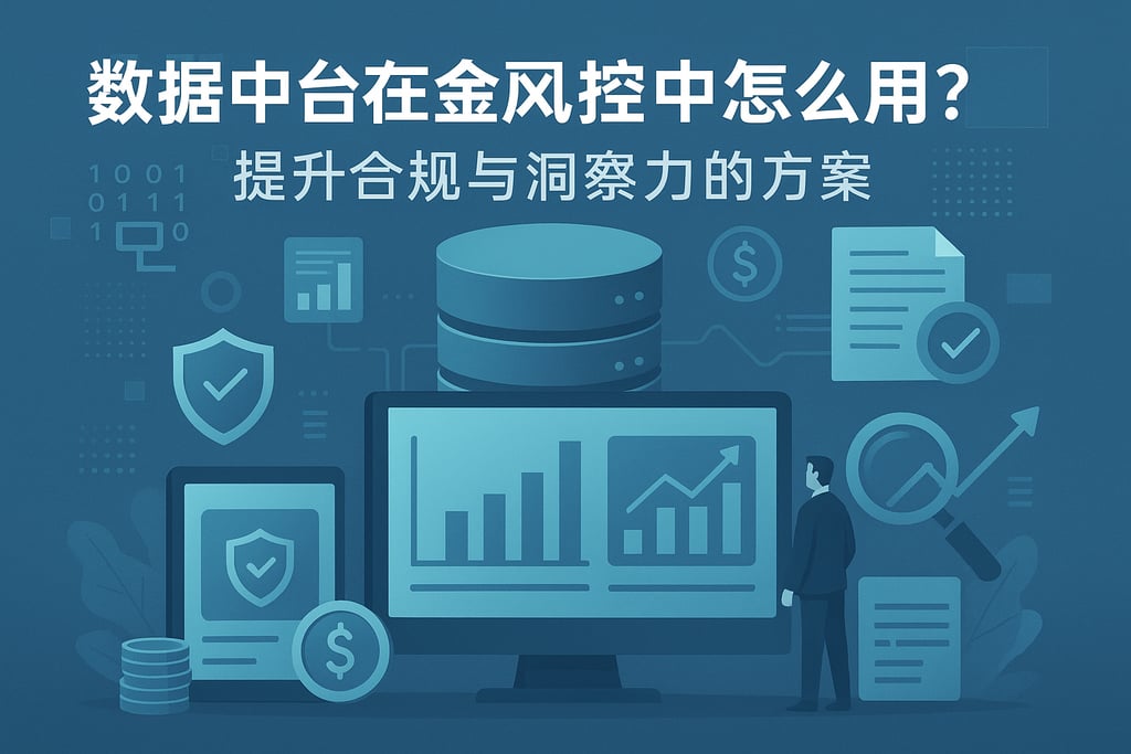 数据中台在金融风控中怎么用？提升合规与洞察力的方案