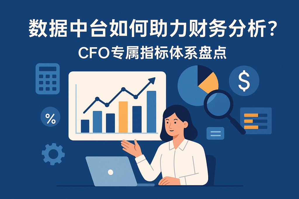 数据中台如何助力财务分析？CFO专属指标体系盘点