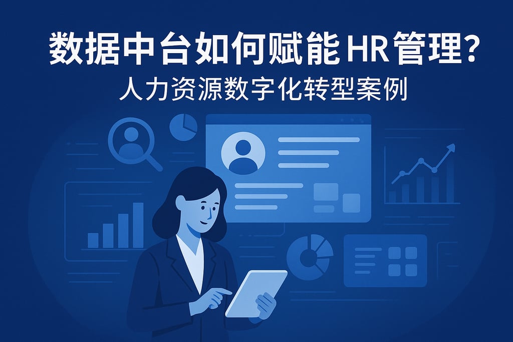 数据中台如何赋能HR管理？人力资源数字化转型案例