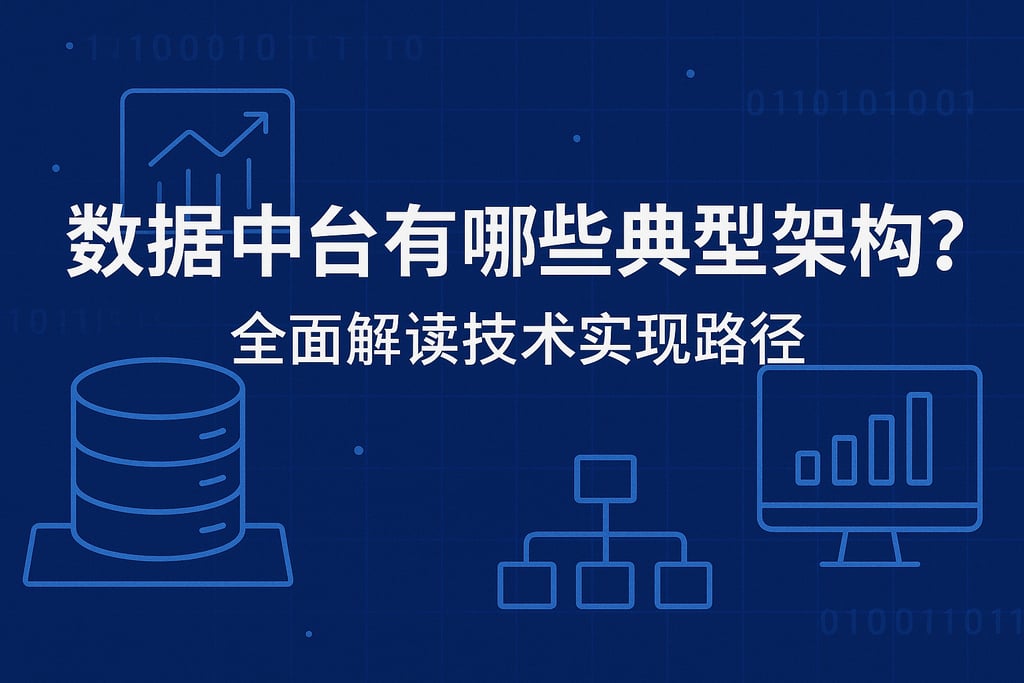 数据中台有哪些典型架构？全面解读技术实现路径
