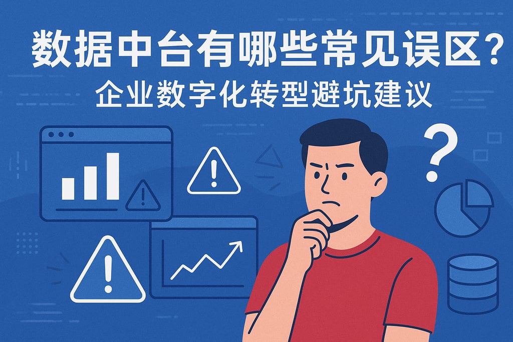 数据中台有哪些常见误区？企业数字化转型避坑建议