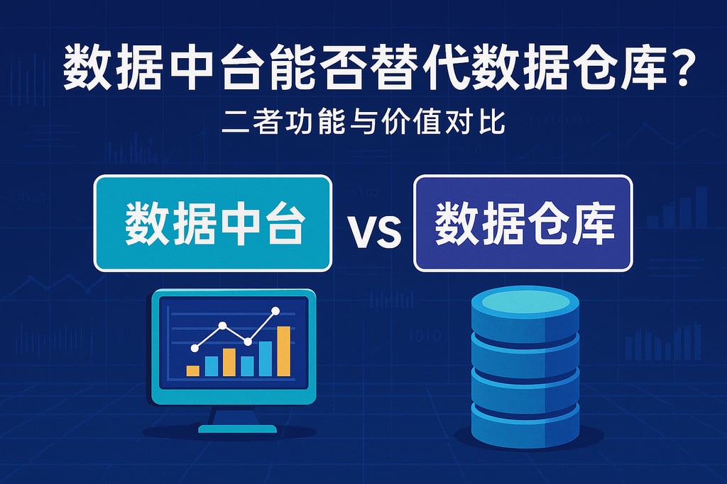 数据中台能否替代数据仓库？两者功能与价值对比