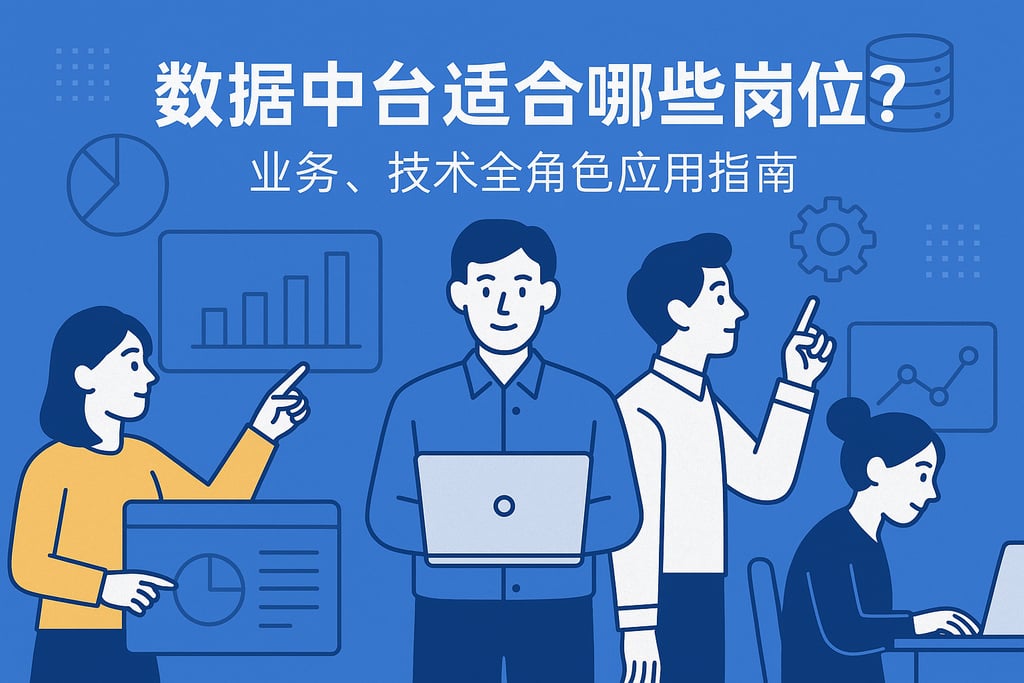 数据中台适合哪些岗位？业务、技术全角色应用指南