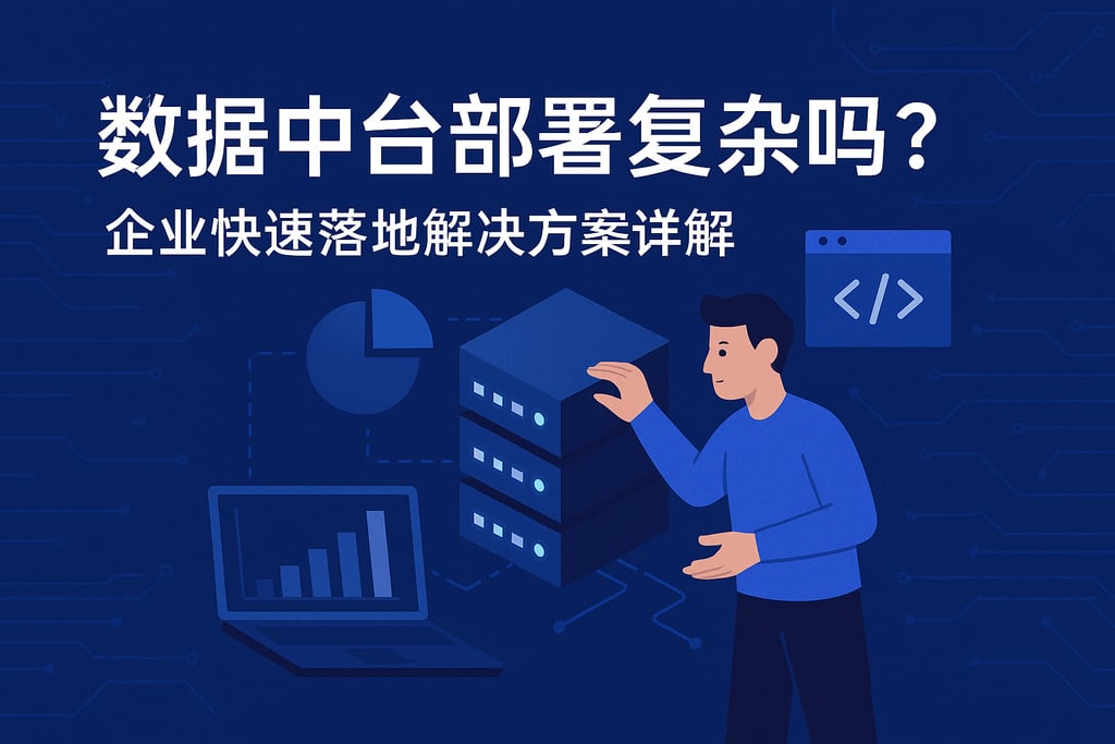 数据中台部署复杂吗？企业快速落地解决方案详解