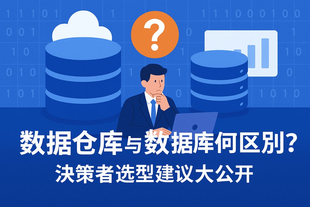 数据仓库与数据库有何区别？决策者选型建议大公开