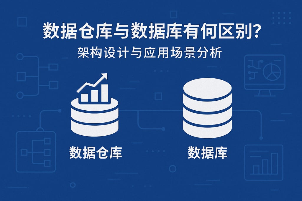 数据仓库与数据库有何区别？架构设计与应用场景分析