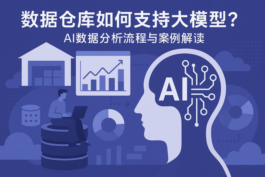 数据仓库如何支持大模型？AI数据分析流程与案例解读