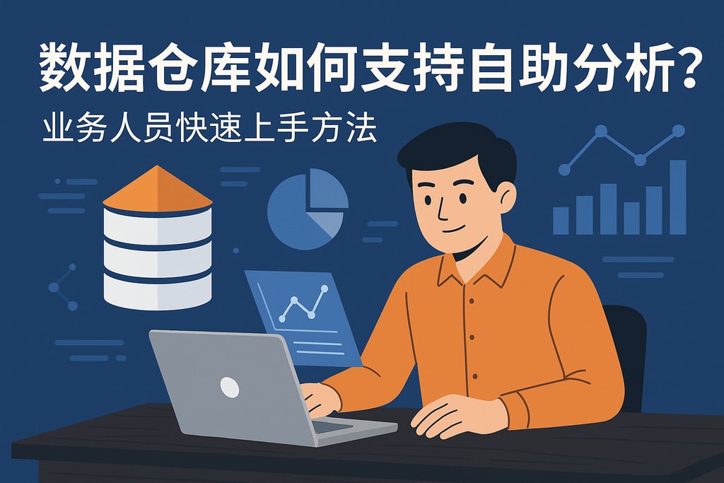 数据仓库如何支持自助分析？业务人员快速上手方法