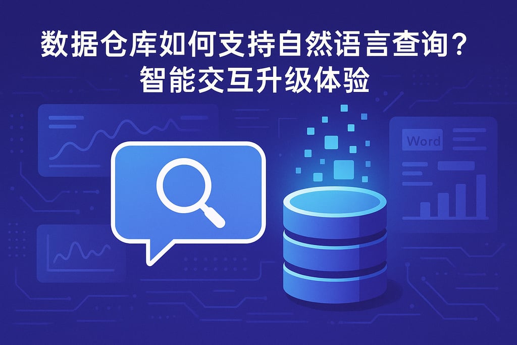 数据仓库如何支持自然语言查询？智能交互升级体验
