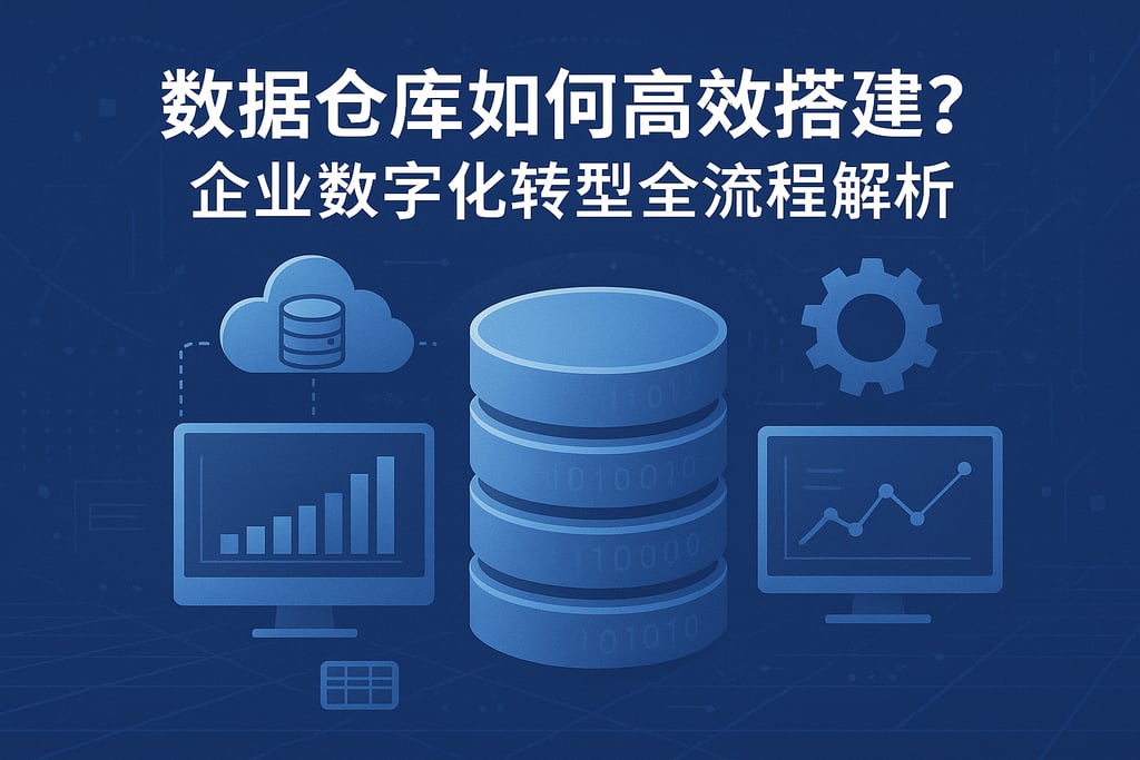 数据仓库如何高效搭建？企业数字化转型全流程解析