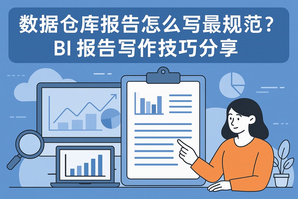 数据仓库报告怎么写最规范？BI报告写作技巧分享