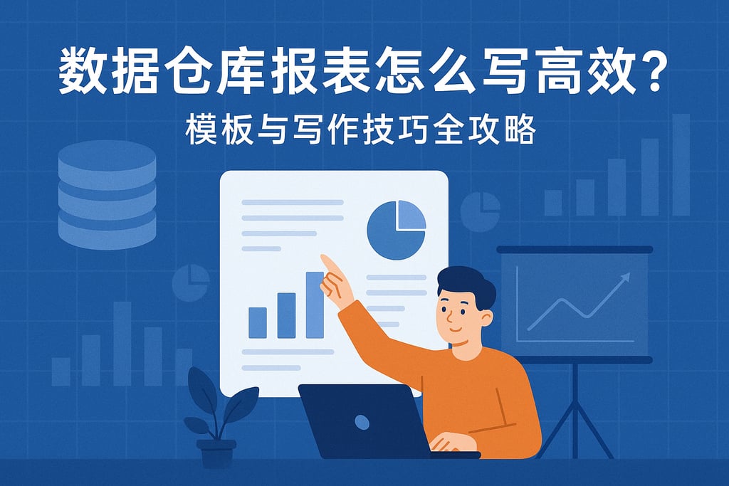 数据仓库报表怎么写高效？模板与写作技巧全攻略