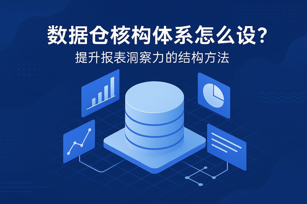 数据仓库指标体系怎么设计？提升报表洞察力的结构方法