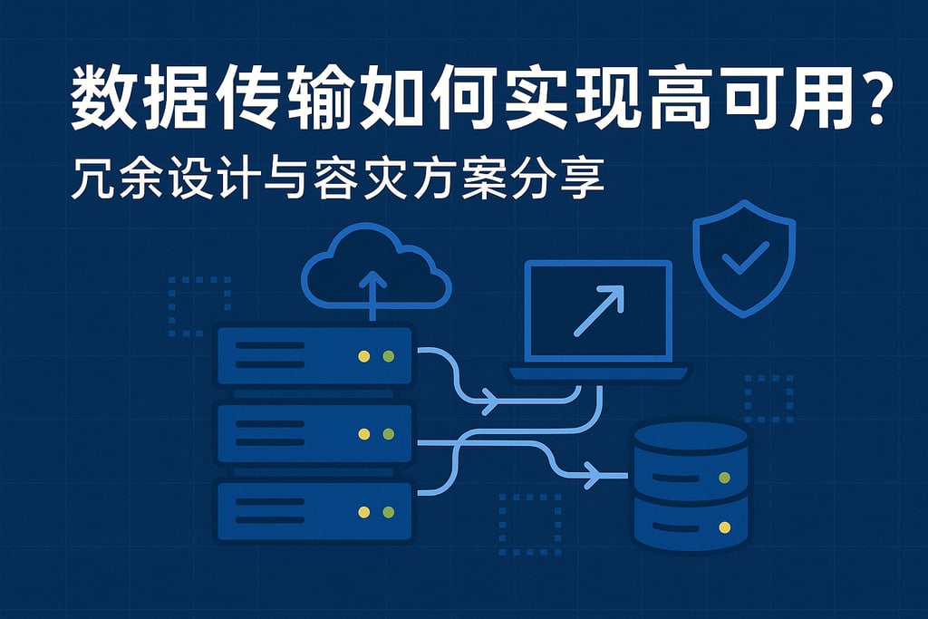 数据传输如何实现高可用？冗余设计与容灾方案分享