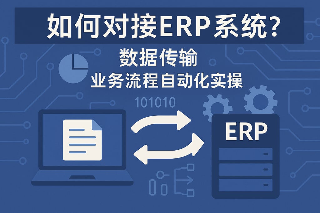 数据传输如何对接ERP系统？业务流程自动化实操