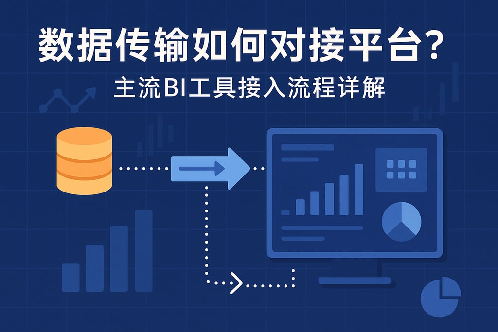 数据传输如何对接平台？主流BI工具接入流程详解