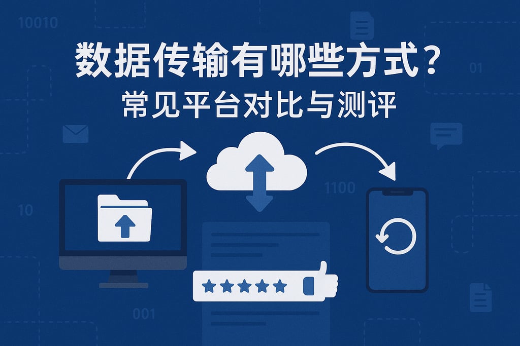 数据传输有哪些方式？常见平台对比与测评