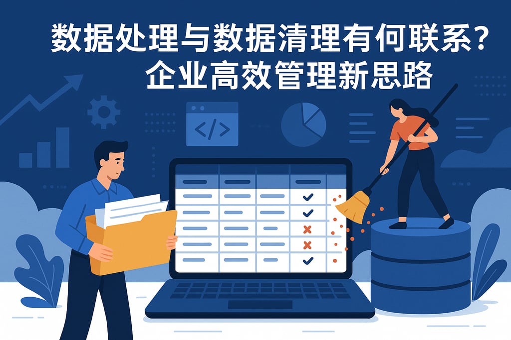 数据处理与数据清理有何联系？企业高效管理新思路