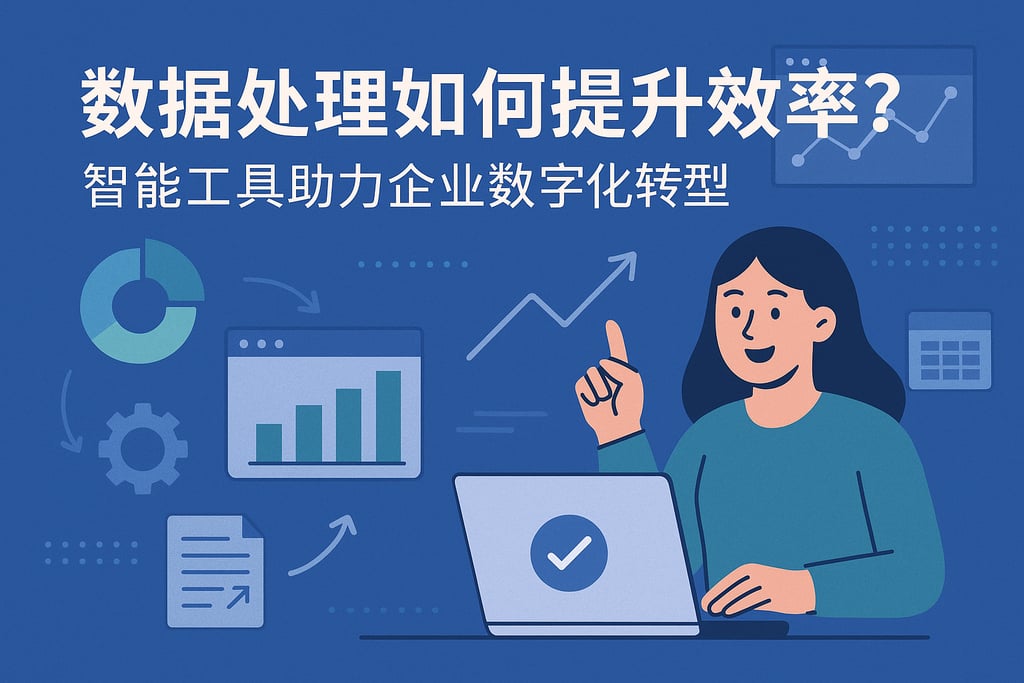 数据处理如何提升效率？智能工具助力企业数字化转型