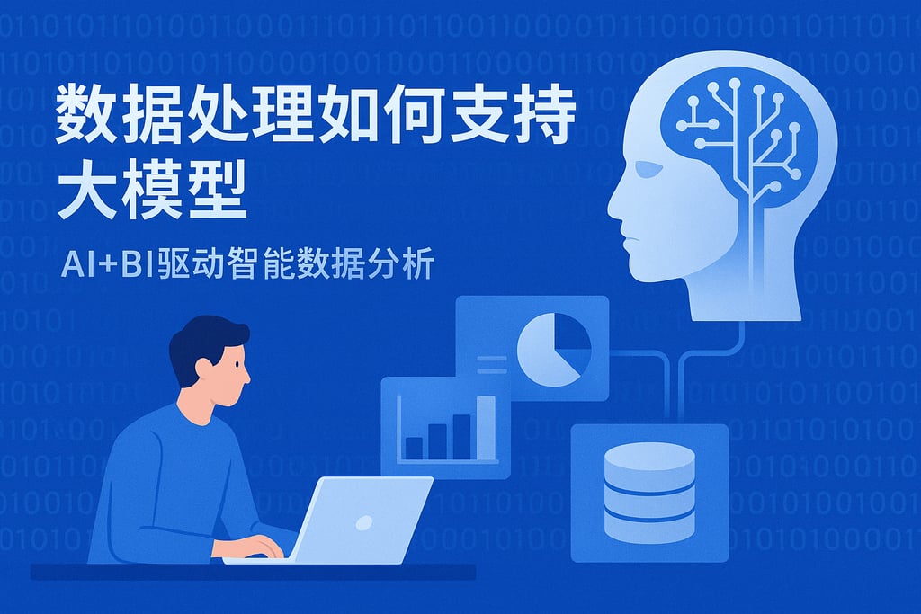 数据处理如何支持大模型？AI+BI驱动智能数据分析。