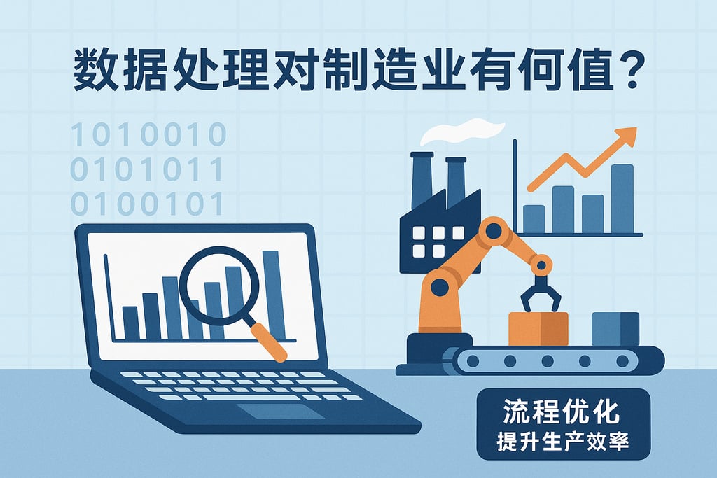 数据处理对制造业有何价值？流程优化提升生产效率