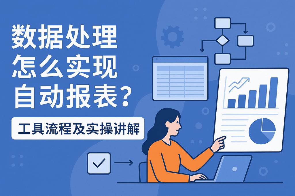 数据处理怎么实现自动报表？工具流程及实操讲解