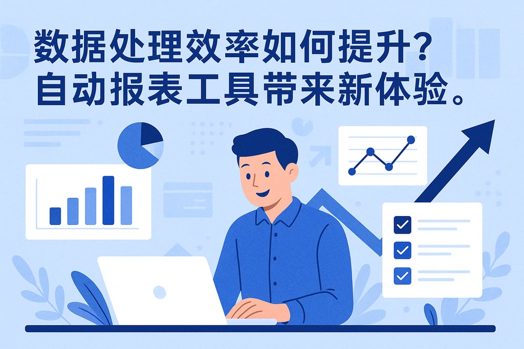 数据处理效率如何提升？自动报表工具带来的新体验。