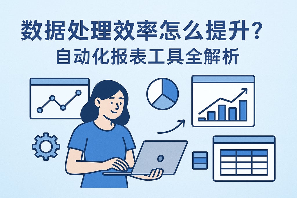 数据处理效率怎么提升？自动化报表工具全解析