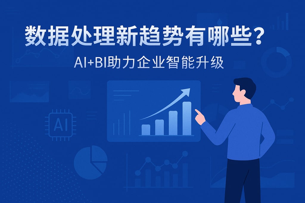 数据处理新趋势有哪些？AI+BI助力企业智能升级