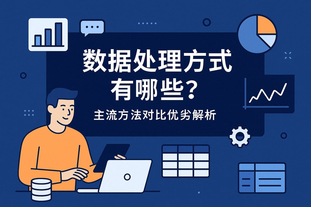 数据处理方式有哪些？主流方法对比优劣解析