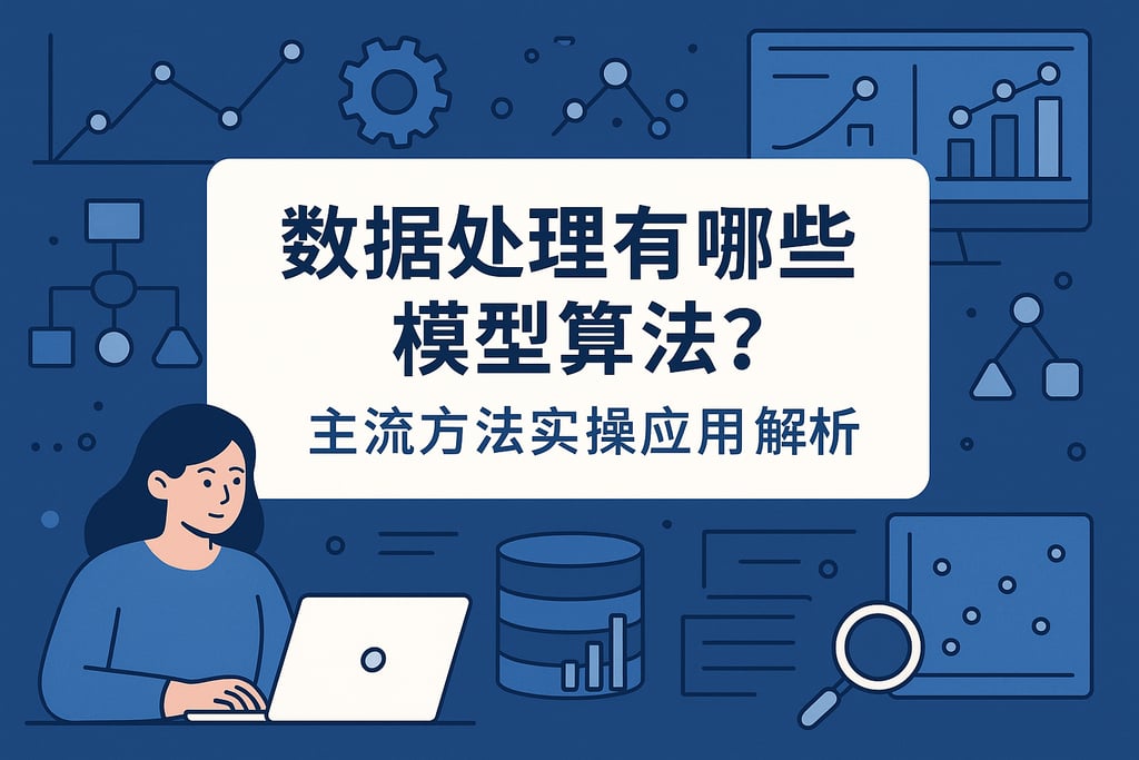 数据处理有哪些模型算法？主流方法实操应用解析