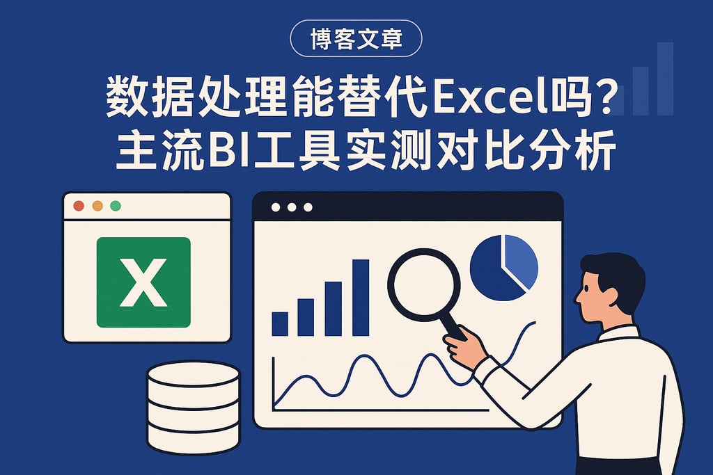 数据处理能替代Excel吗？主流BI工具实测对比分析