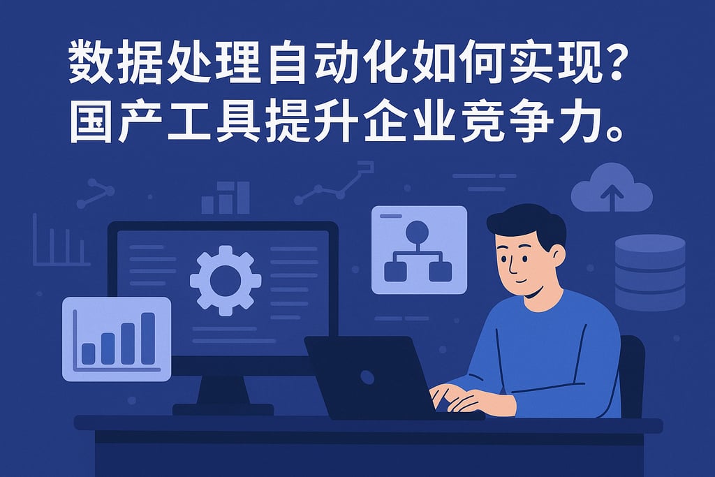 数据处理自动化如何实现？国产工具提升企业竞争力。