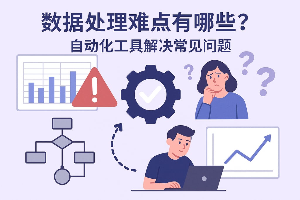 数据处理难点有哪些？自动化工具解决常见问题