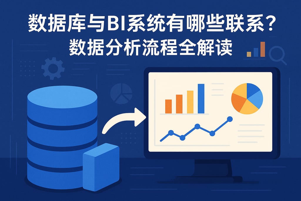 数据库与BI系统有哪些联系？数据分析流程全解读