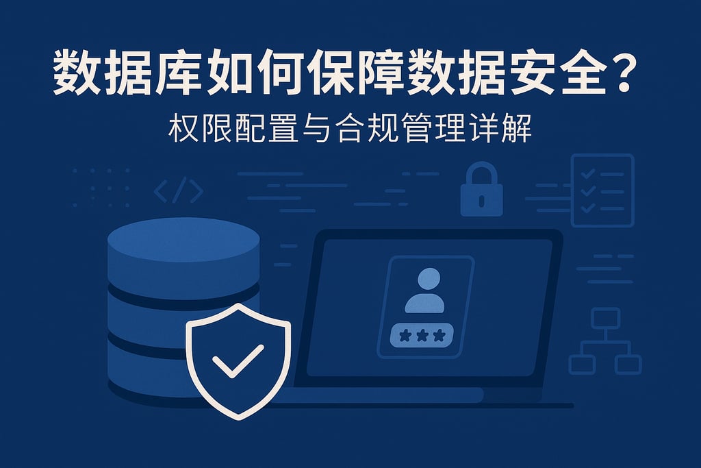 数据库如何保障数据安全？权限配置与合规管理详解